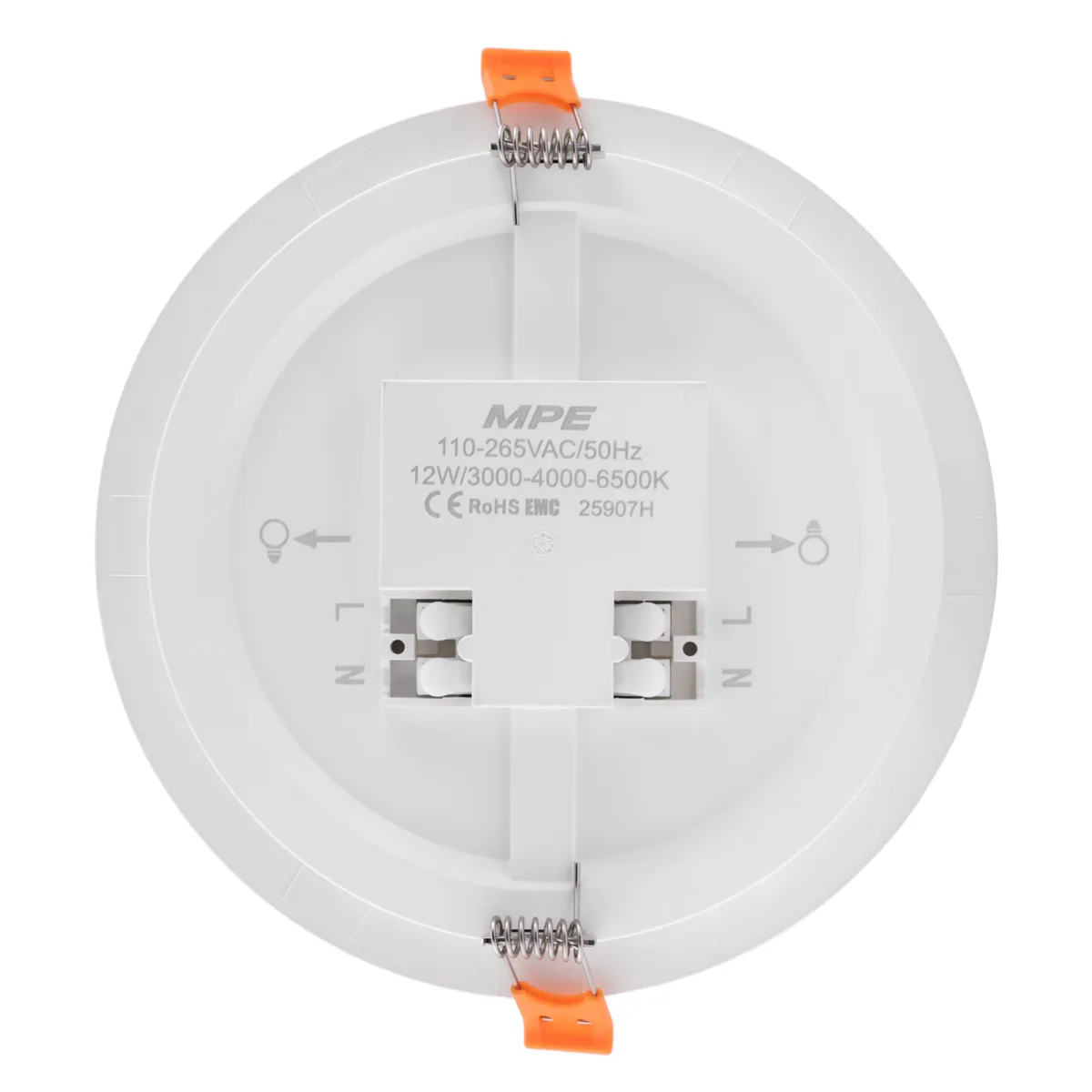 Đèn âm trần MPE Panel Mini RPE-12/3C 12W 3 màu ánh sáng