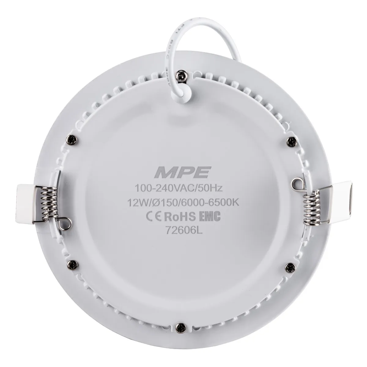 Đèn LED Panel MPE âm trần mỏng tròn RPL 12W