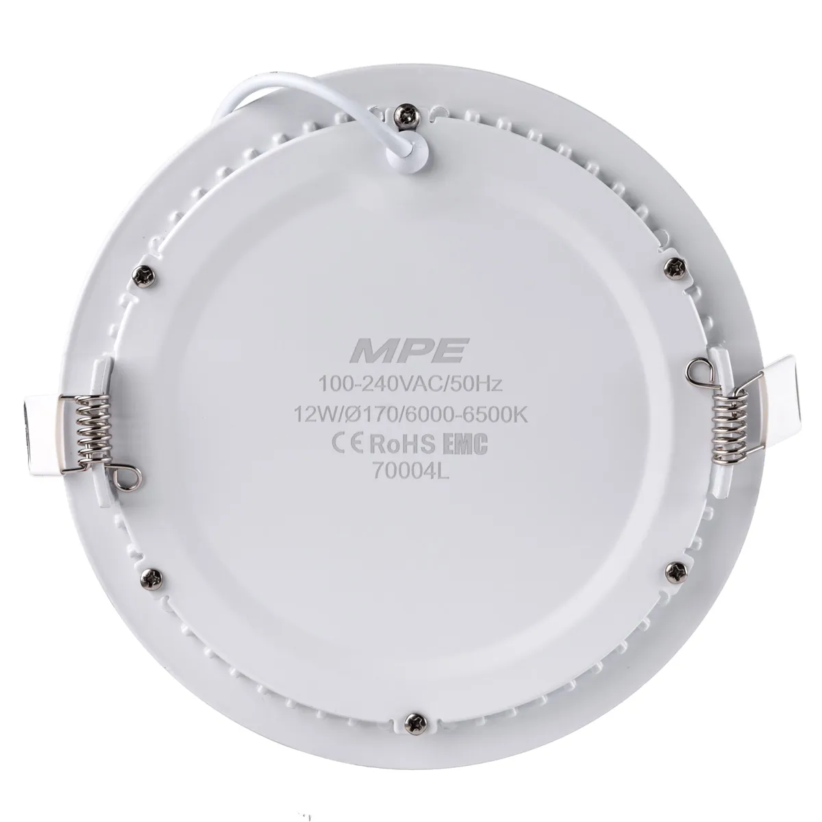 Đèn LED Panel MPE âm trần mỏng tròn RPL 12W