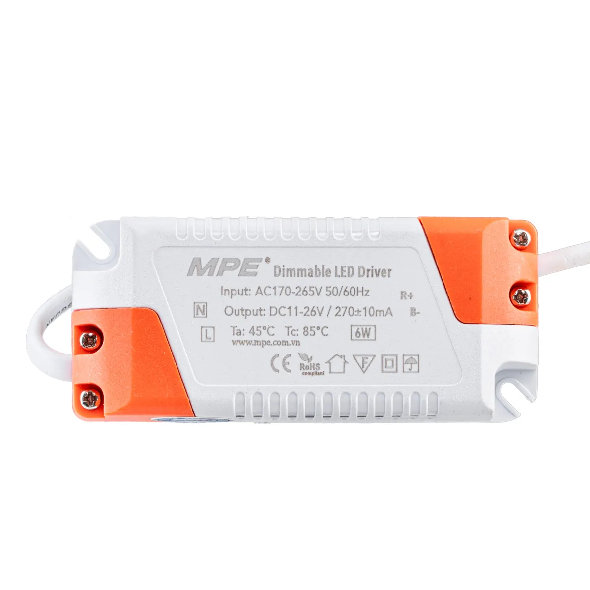 Đèn LED Panel MPE panel âm trần tròn điều chỉnh RPL/DIM 6W
