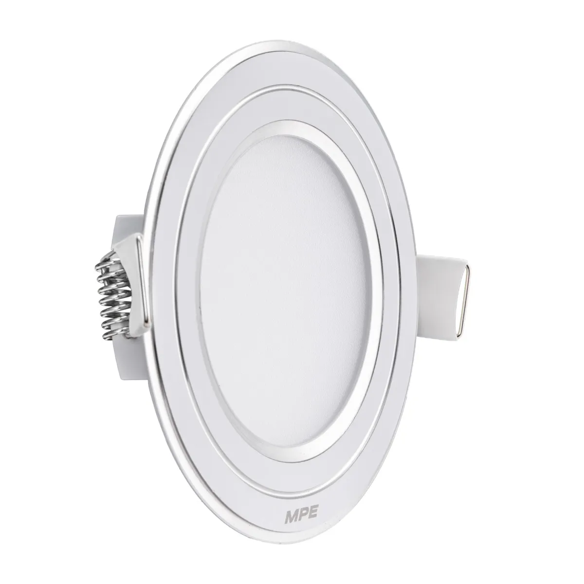 Đèn LED Panel MPE âm trần seri RPL 3 màu viền màu bạc