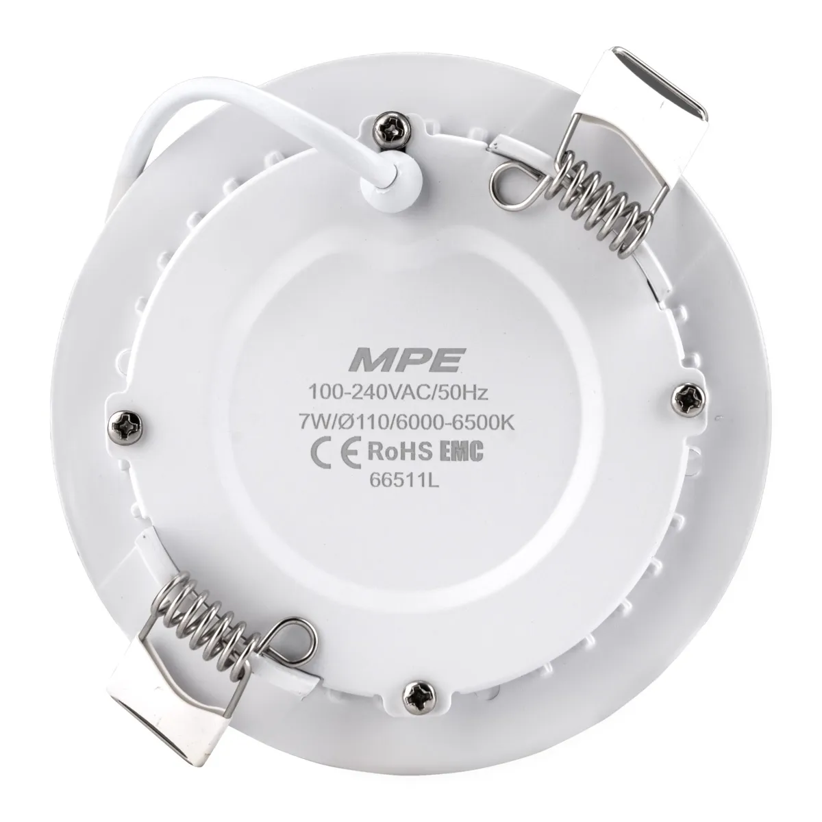 Đèn LED Panel MPE âm trần seri RPL viền màu vàng