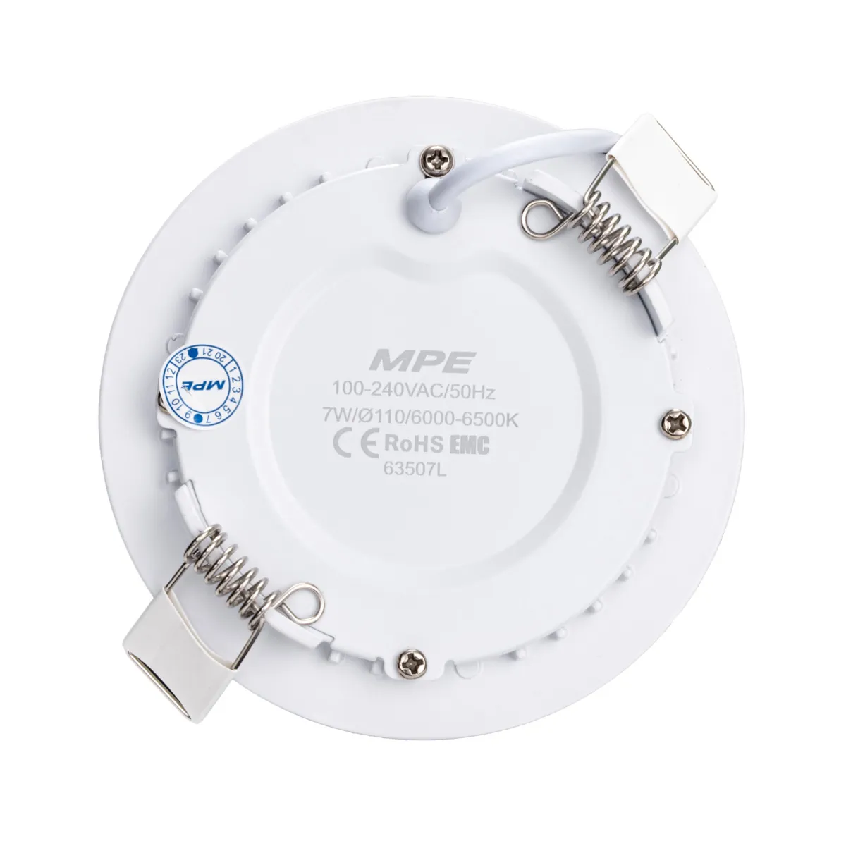 Đèn LED Panel MPE âm trần seri RPL viền màu bạc