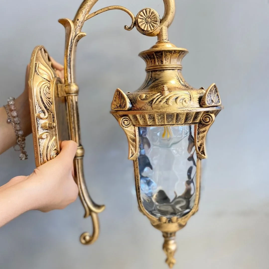 Đèn vách ngoài trời W250*L160*H410, E27*1