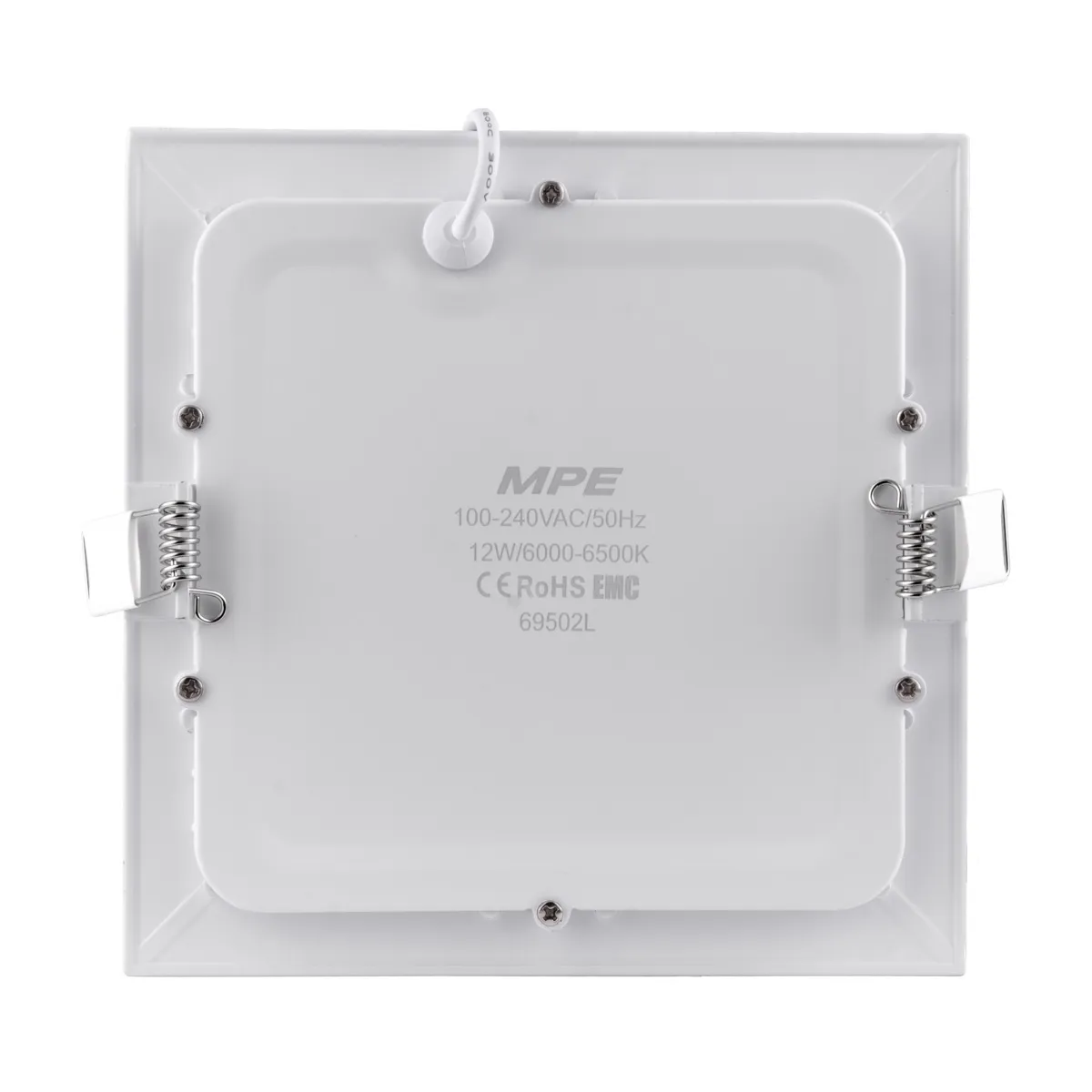 Đèn LED Panel MPE âm trần mỏng vuông điều chỉnh SPL/DIM 12W