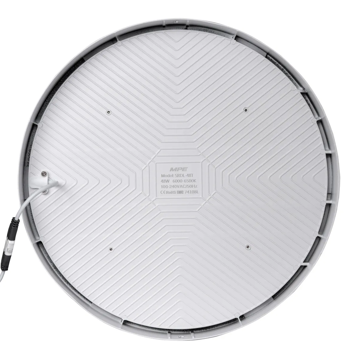 Đèn LED downlight MPE tròn nổi tràn viền trắng 48W series SRDL