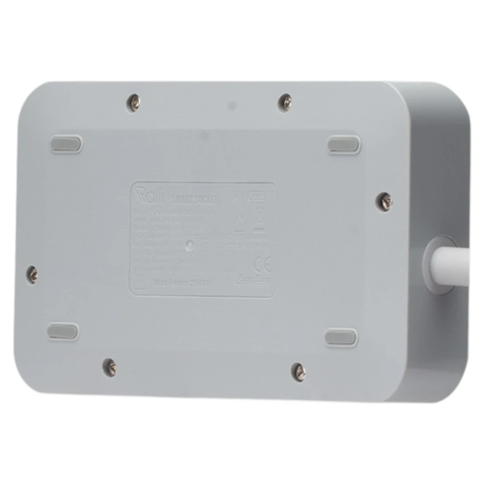 Ổ cắm kéo dài thông minh Wifi Rạng Đông OC08.WF.USB 3C/10A 2500W