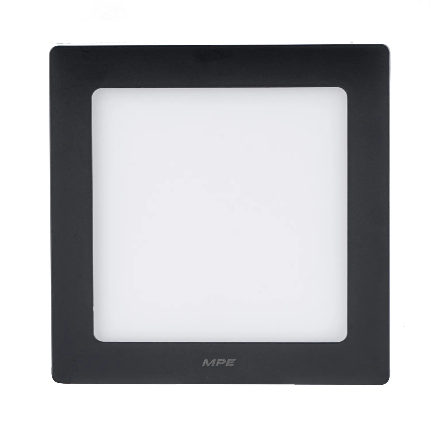 Đèn LED ốp trần MPE vuông 18W viền đen