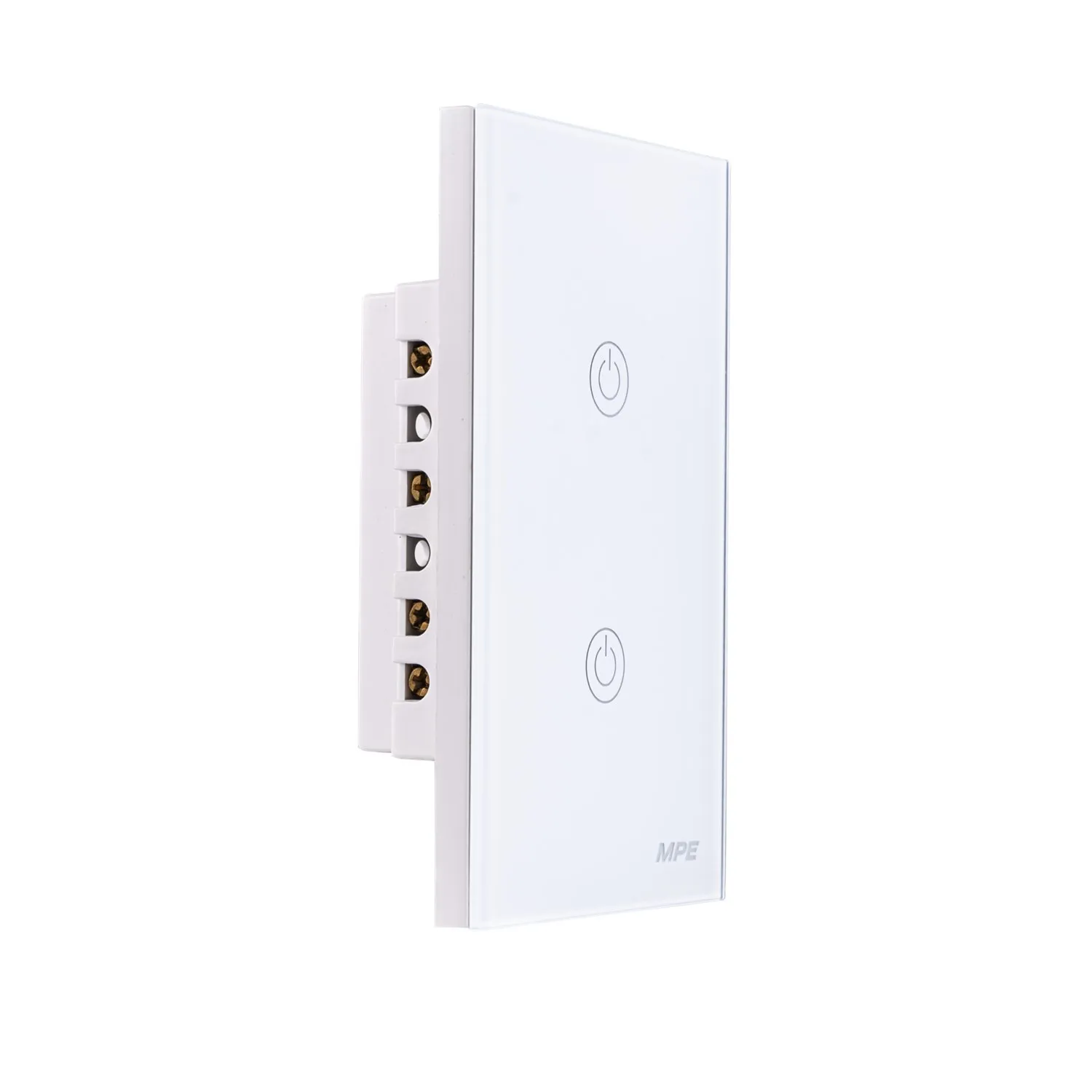 Mặt 2 công tắc MPE chữ nhật Zigbee