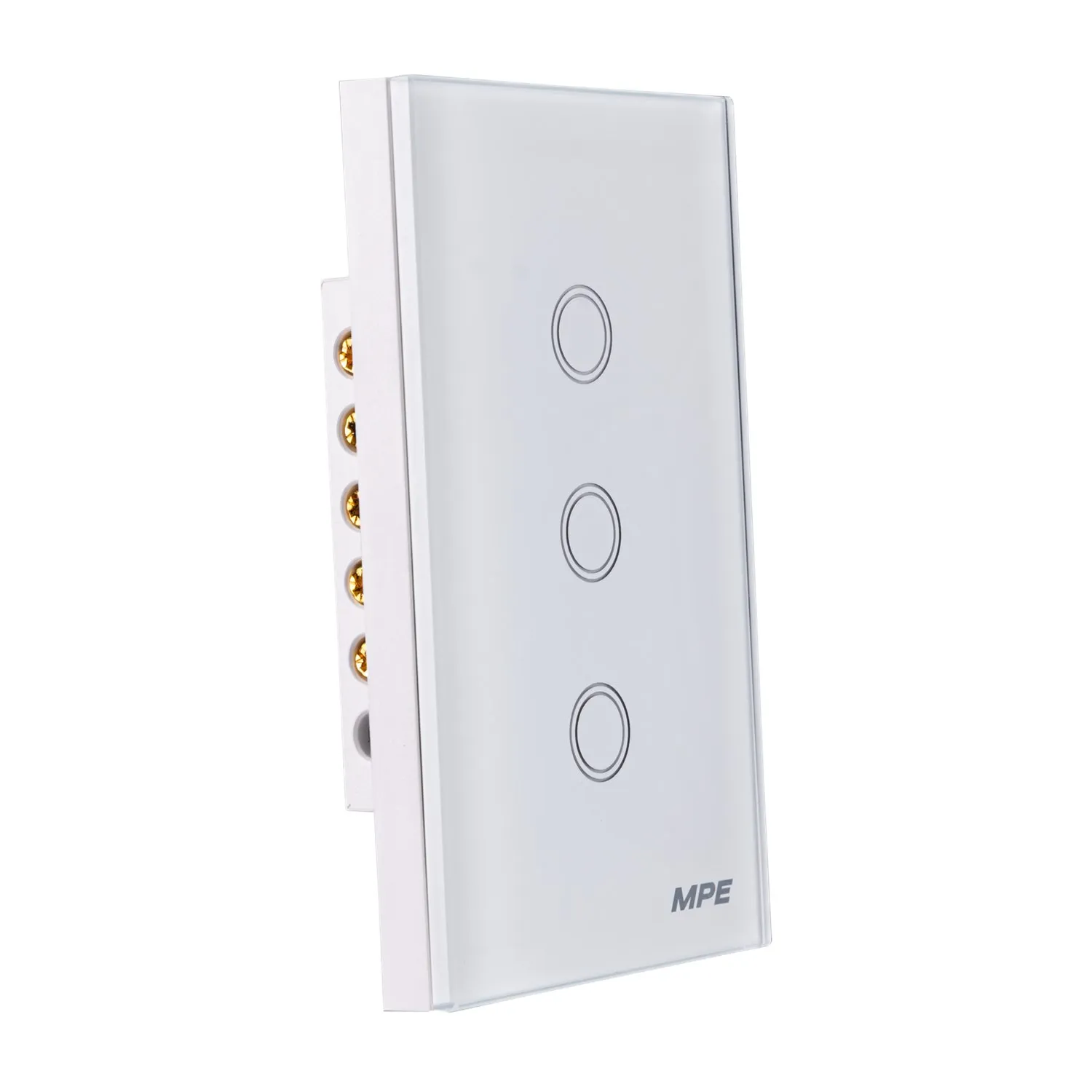 Mặt 3 công tắc MPE chữ nhật