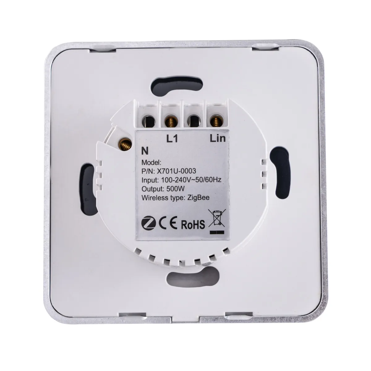 Mặt 1 công tắc MPE vuông Zigbee