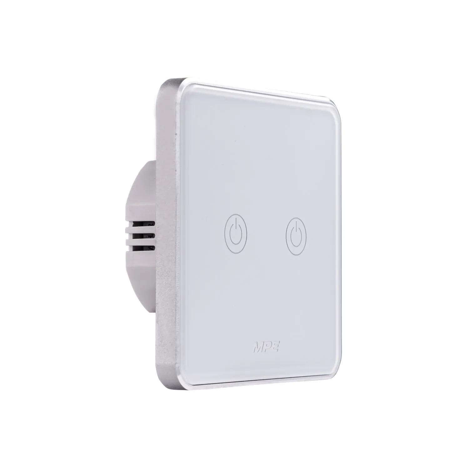 Mặt 2 công tắc MPE vuông Zigbee