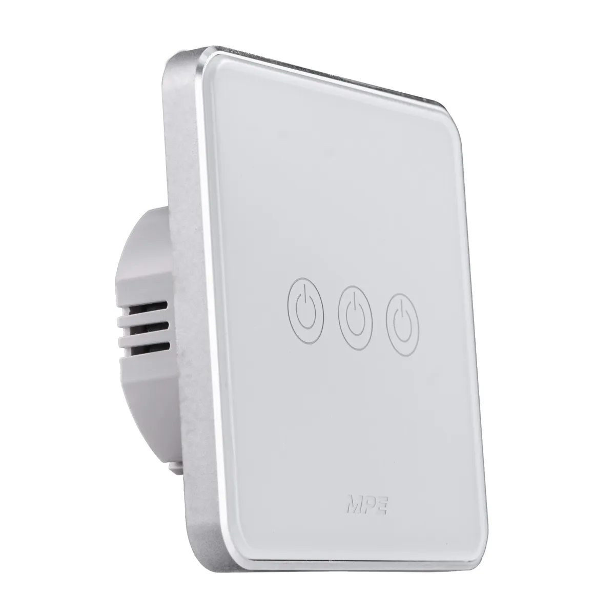 Mặt 3 công tắc MPE vuông Zigbee
