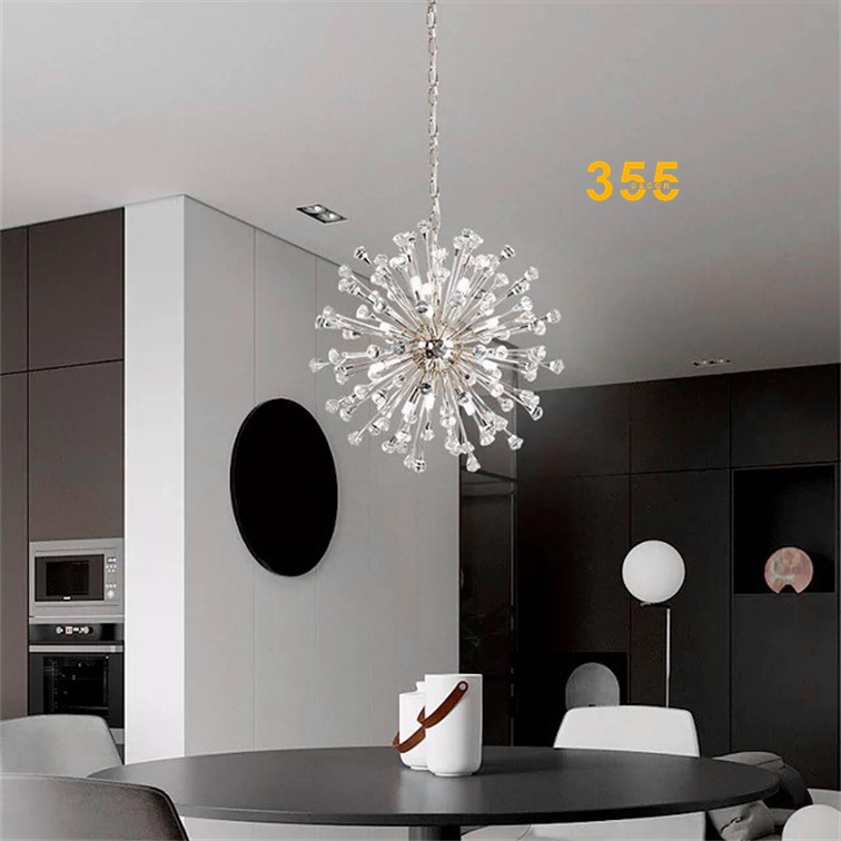 Đèn thả pha lê TPL101 Bạc