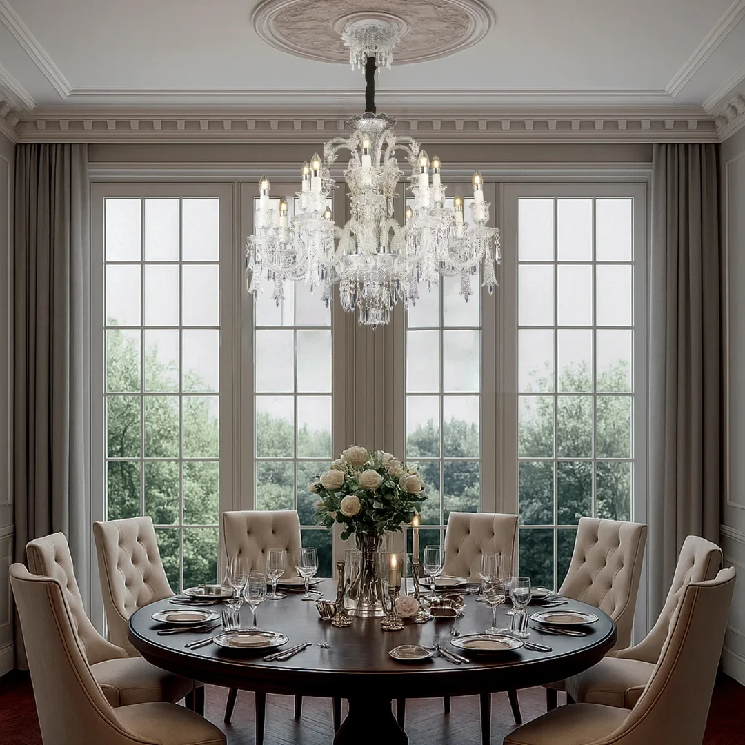 Đèn chùm pha lê nến 355 Decor DC8806