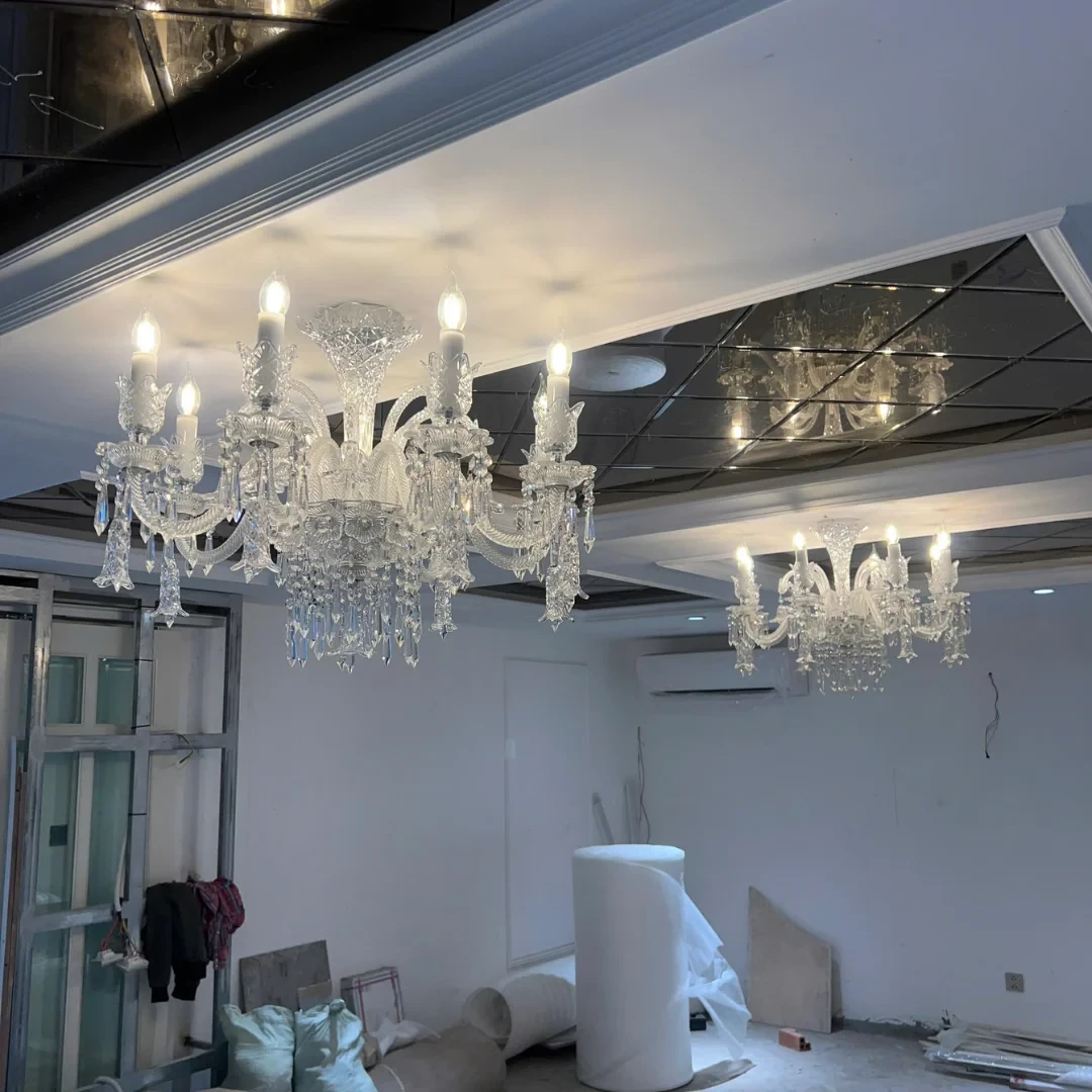 Đèn chùm pha lê nến 355 Decor DC8806