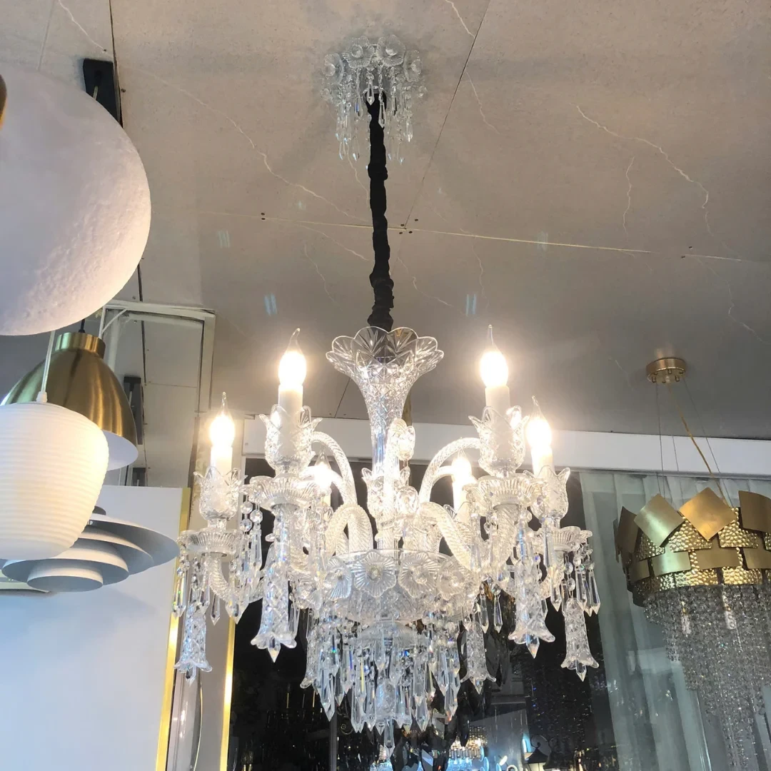 Đèn chùm pha lê nến 355 Decor DC8806