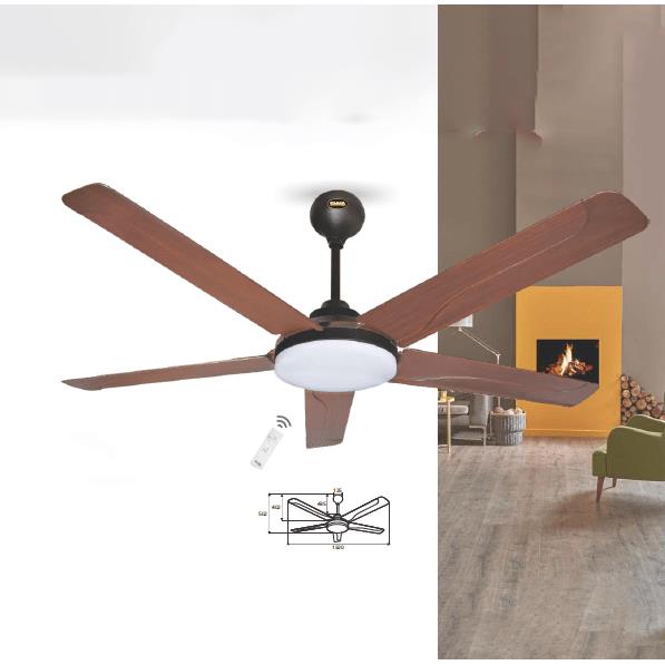 Quạt trần Sinwa 5 cánh SL43_LED