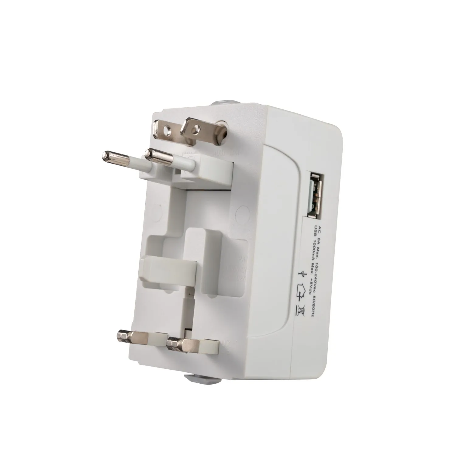Ổ cắm du lịch đa năng MPE TA2 tích hợp cổng USB