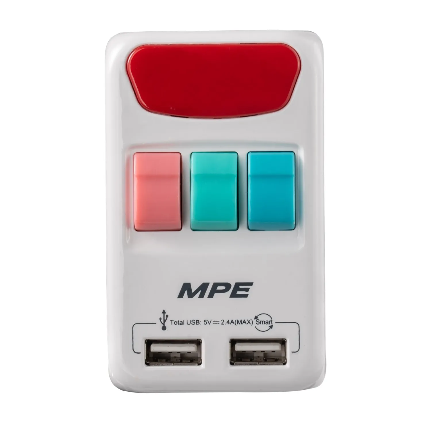 Ổ cắm du lịch đa năng MPE Tích hợp 2 cổng USB mã TA4