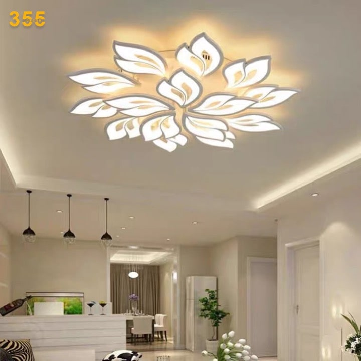 Đèn ốp trần mica 355 DECOR OT37 LED 3 CHẾ ĐỘ