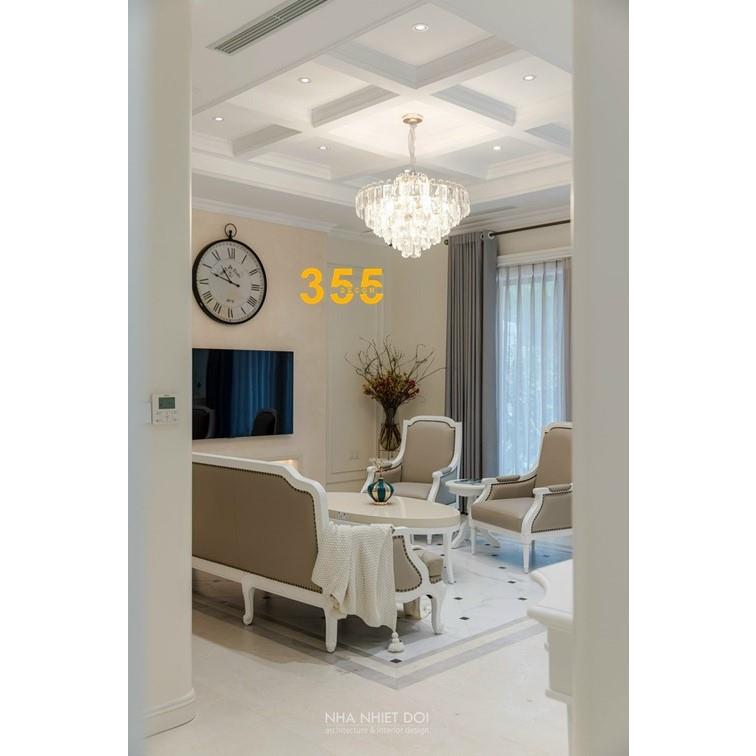 Đèn thả pha lê E14*24 - Ø800