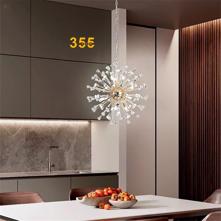 Đèn thả pha lê TPL101 Vàng