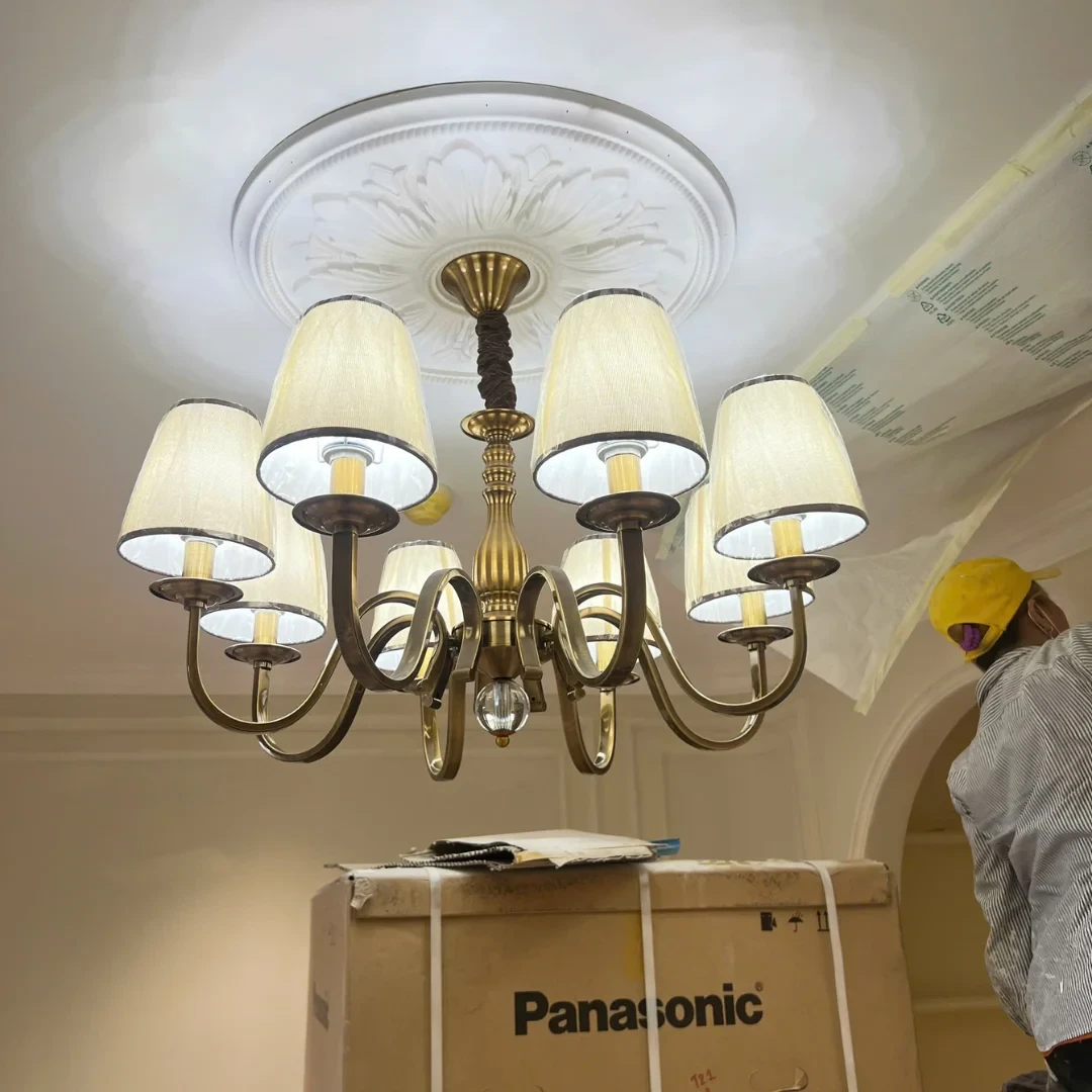 Đèn Chùm Nến Ø800*H370, E14*8