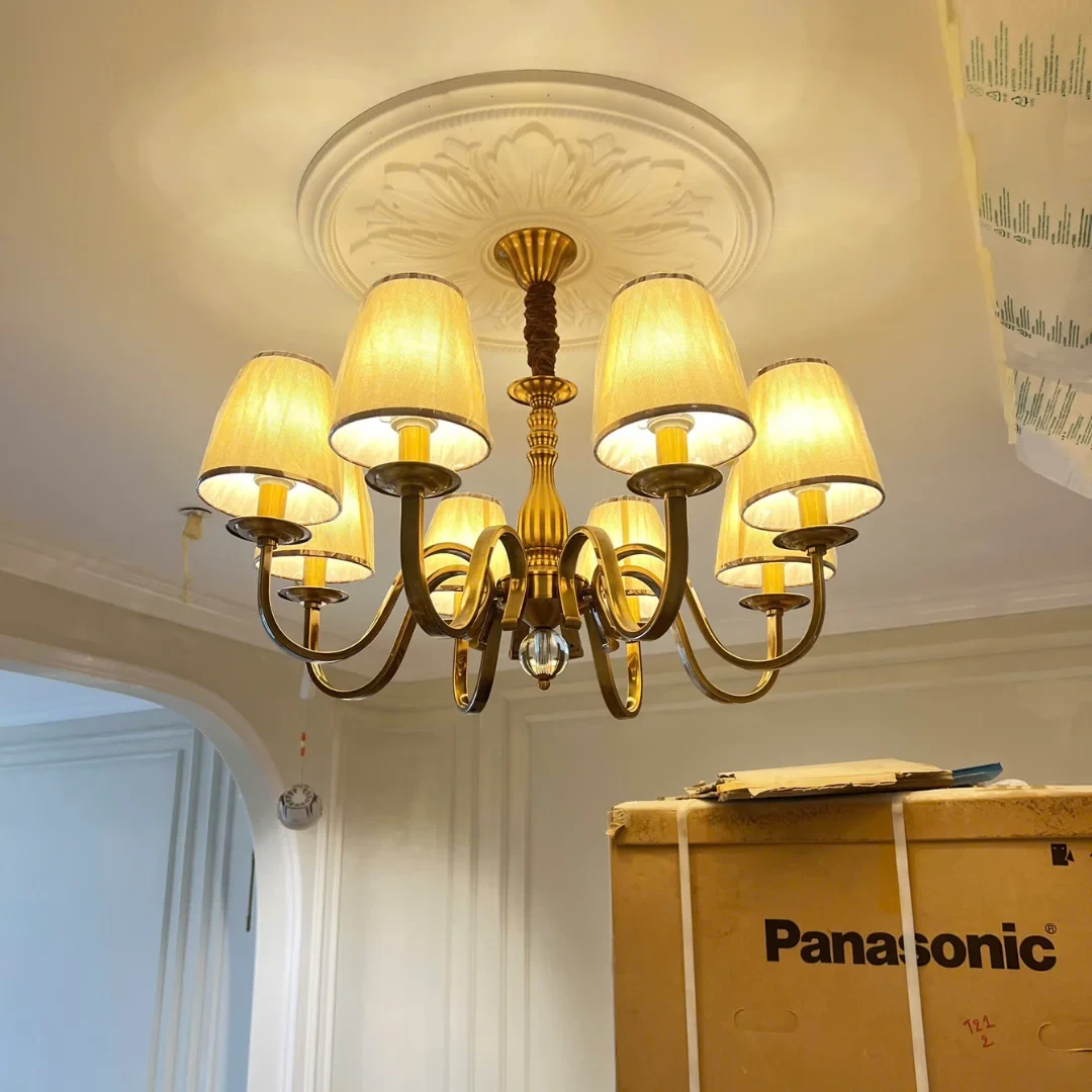 Đèn Chùm Nến Ø800*H370, E14*8