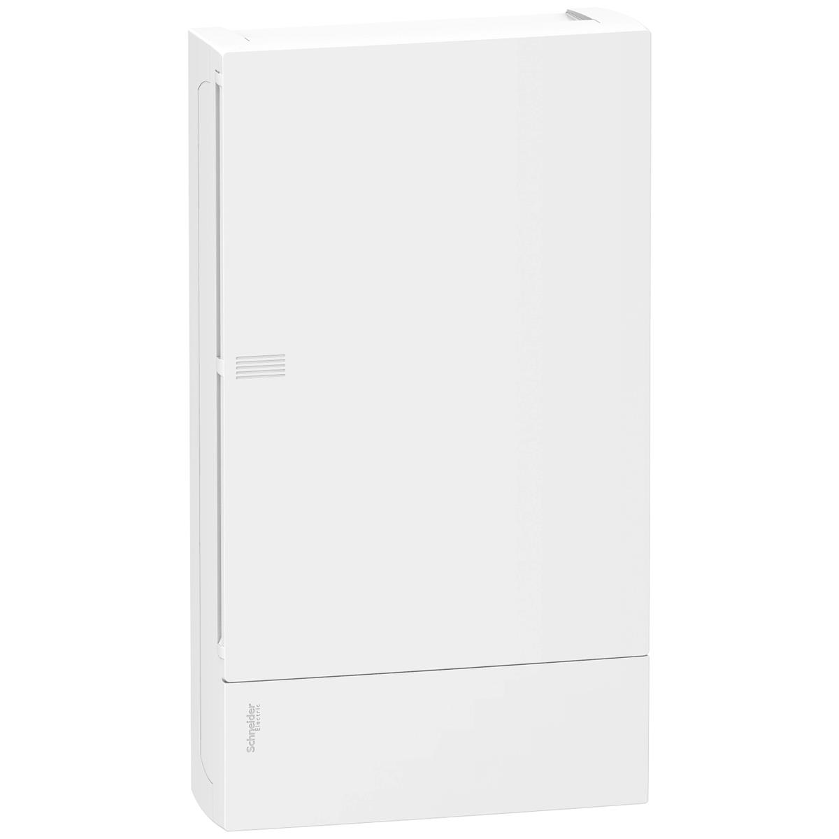Tủ điện nổi 4-36 module Schneider Minipragma nhựa cửa trắng