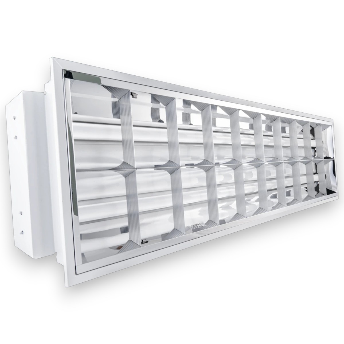 Bộ máng đèn xương cá mpe sử dụng Led tube 1.2m 2 bóng