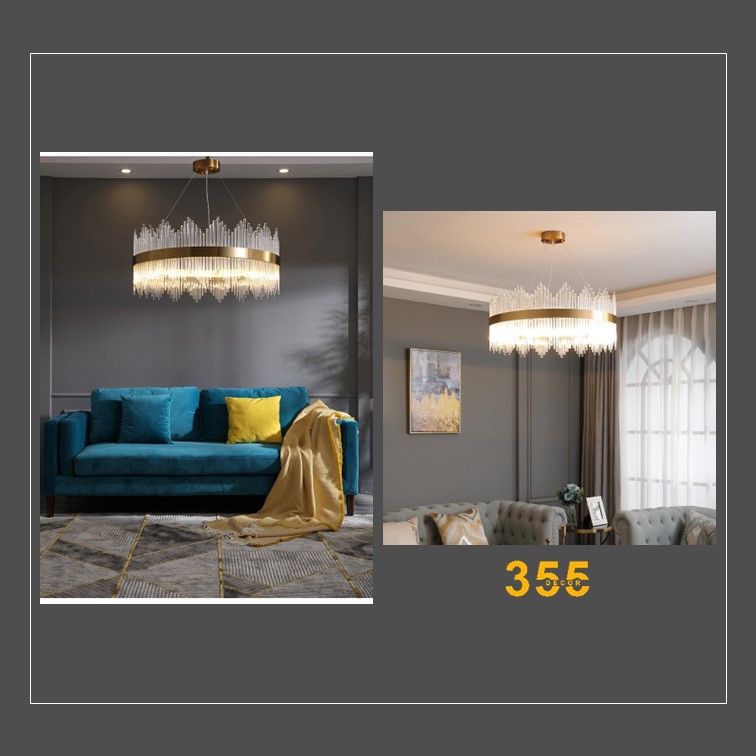 Đèn thả pha lê TPL01T600