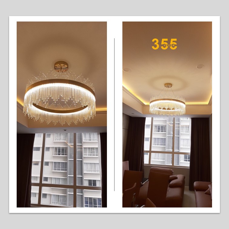 Đèn thả pha lê TPL01T600