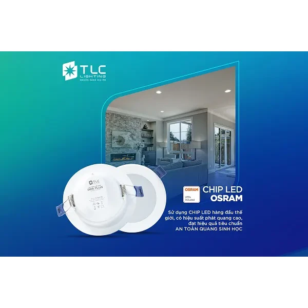 Đèn Led âm trần DOS PLUS TLC-ADOP-12W