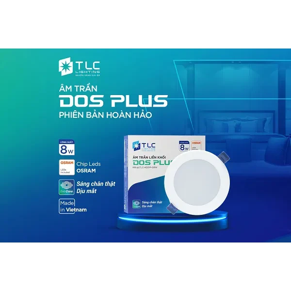 Đèn Led âm trần DOS PLUS TLC-ADOP-12W