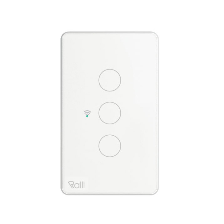 Công tắc cảm ứng Rạng Đông CTCU.WF CN.03T.2W.SP MN 3 nút bấm