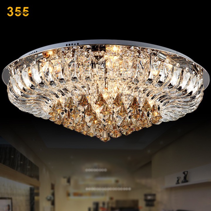 Đèn ốp trần pha lê 355 Decor OTPL3513 LED 3 CĐ