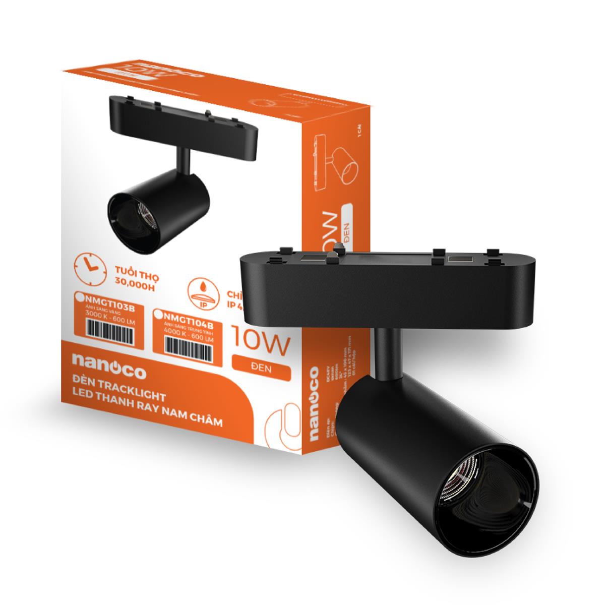 Đèn Tracklight thanh ray nam châm Nanoco 10W