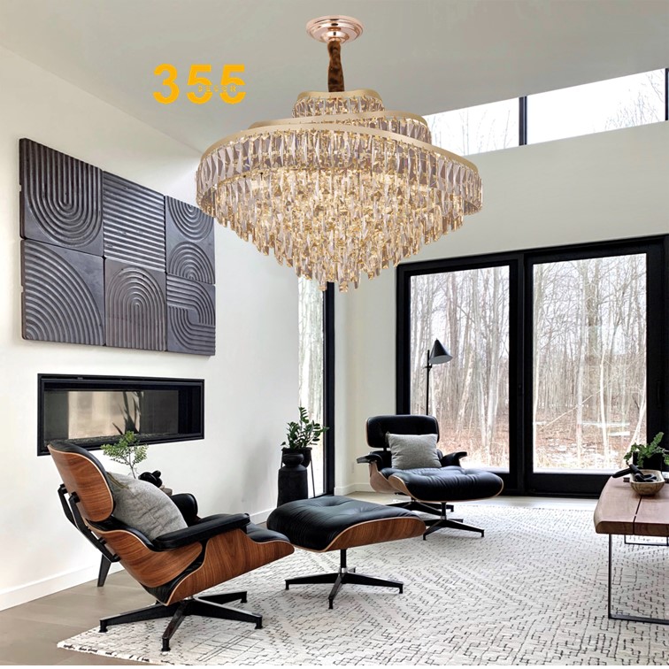 Đèn treo pha lê K9 355 Decor TPL691