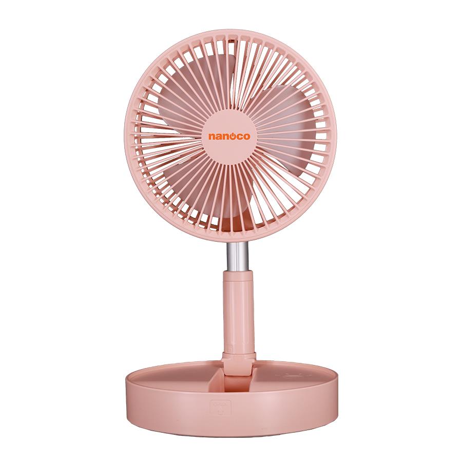 Quạt sạc gấp gọn Nanoco NFF1617W/P