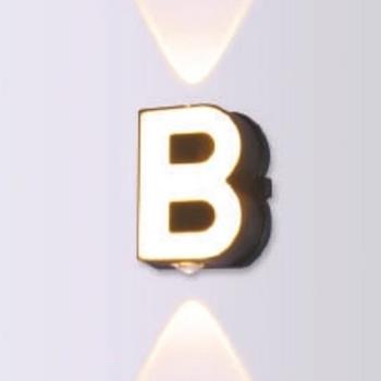 Đèn vách Led trang trí Hufa chữ cái Alpha (Chữ A--> Chữ F)