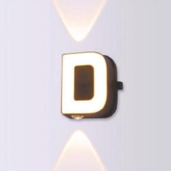 Đèn vách Led trang trí Hufa chữ cái Alpha (Chữ A--> Chữ F)