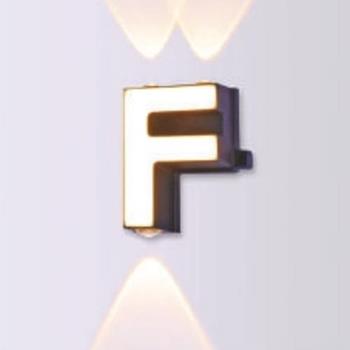 Đèn vách Led trang trí Hufa chữ cái Alpha (Chữ A--> Chữ F)