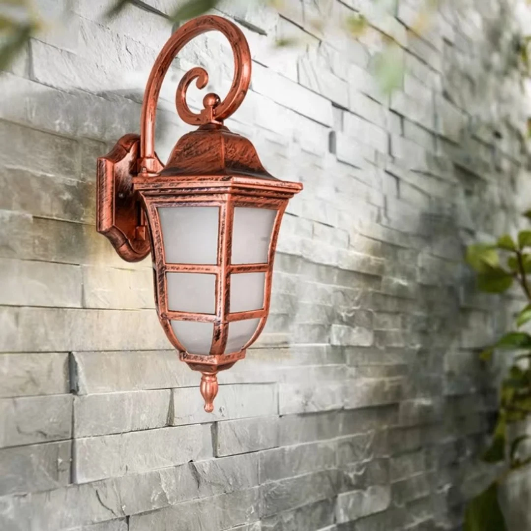 Đèn vách ngoài trời L200*W150*H440, E27*1