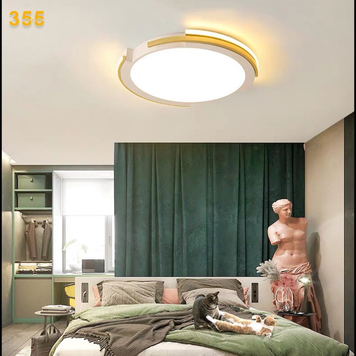 Đèn ốp trần mica 355 DECOR OT75T Trắng
