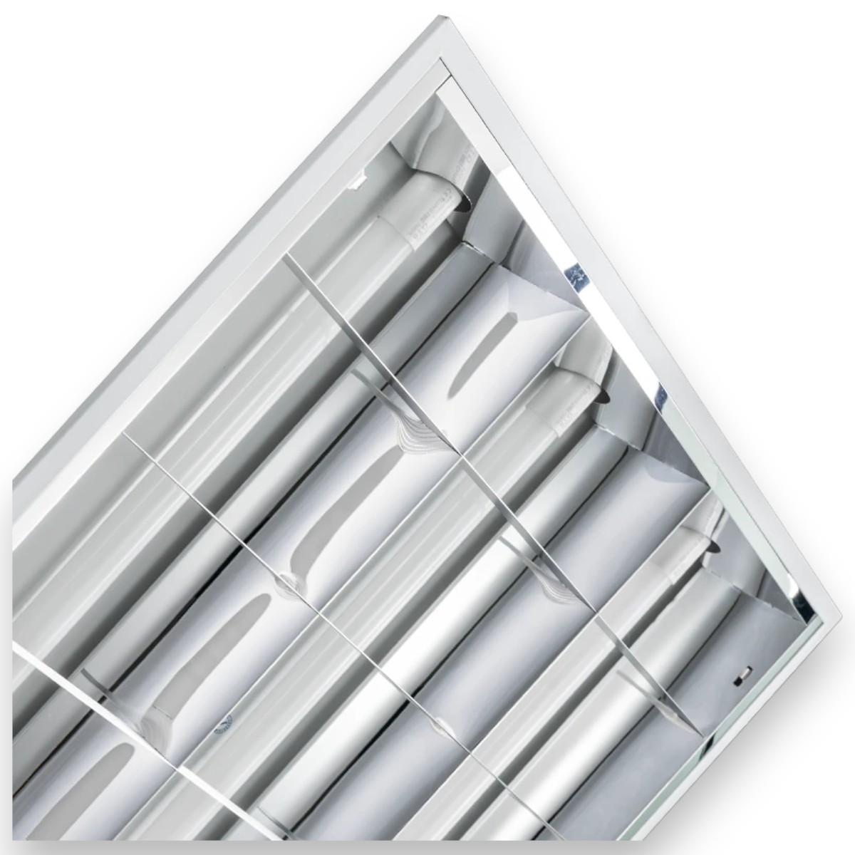 Bộ máng đèn xương cá mpe sử dụng Led tube 1.2m 3 bóng