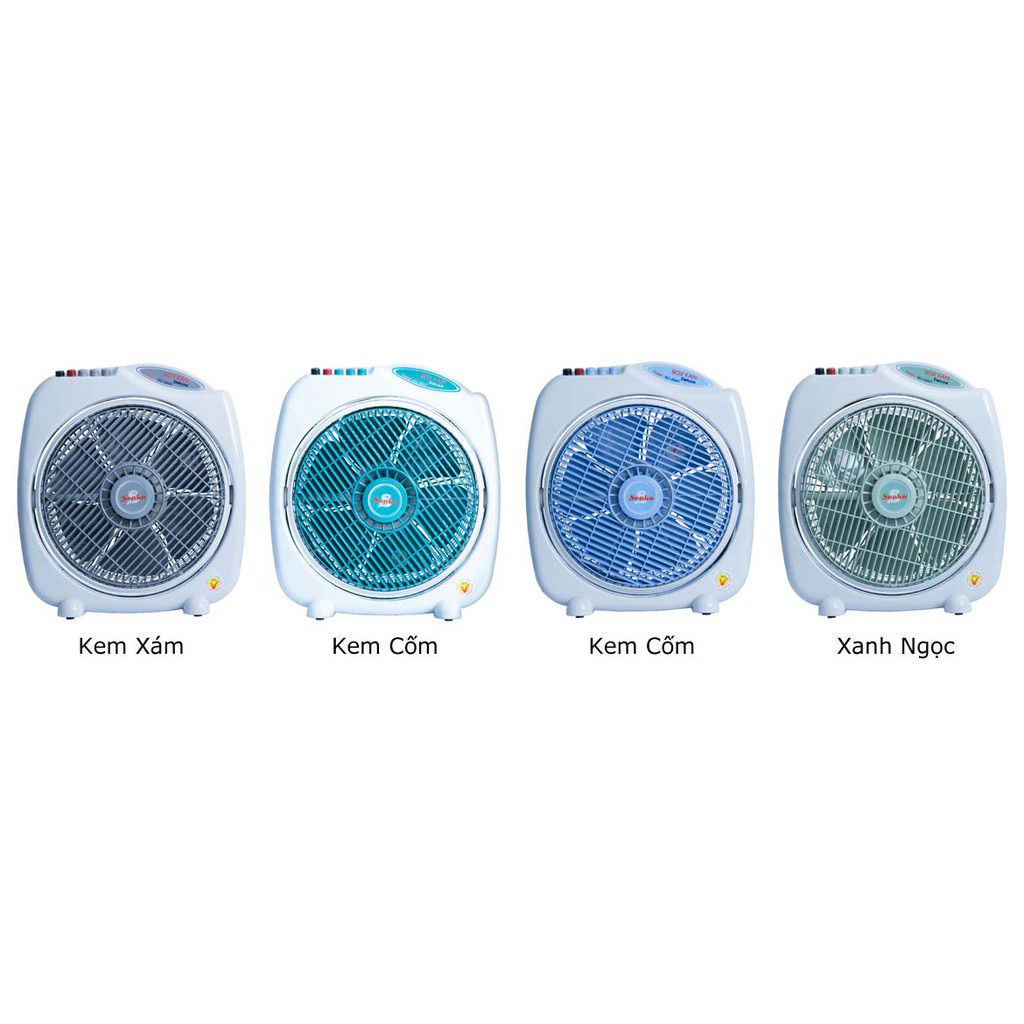 Quạt điện Senko hộp bàn đảo 3 Tấc (chuyển hướng điện)