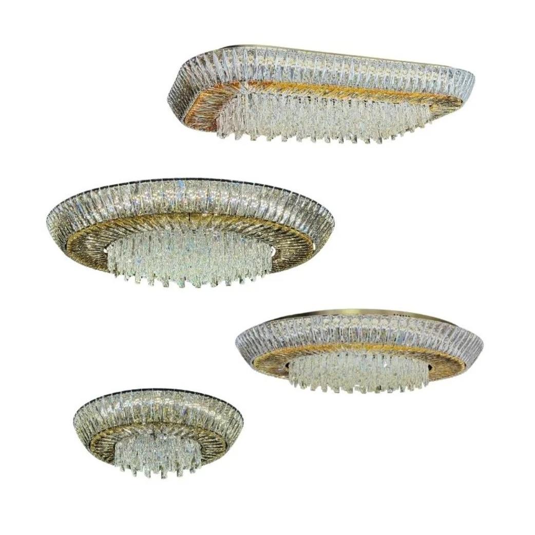 Đèn mân pha lê 355 Decor OTPL088T600 Ø600*H200