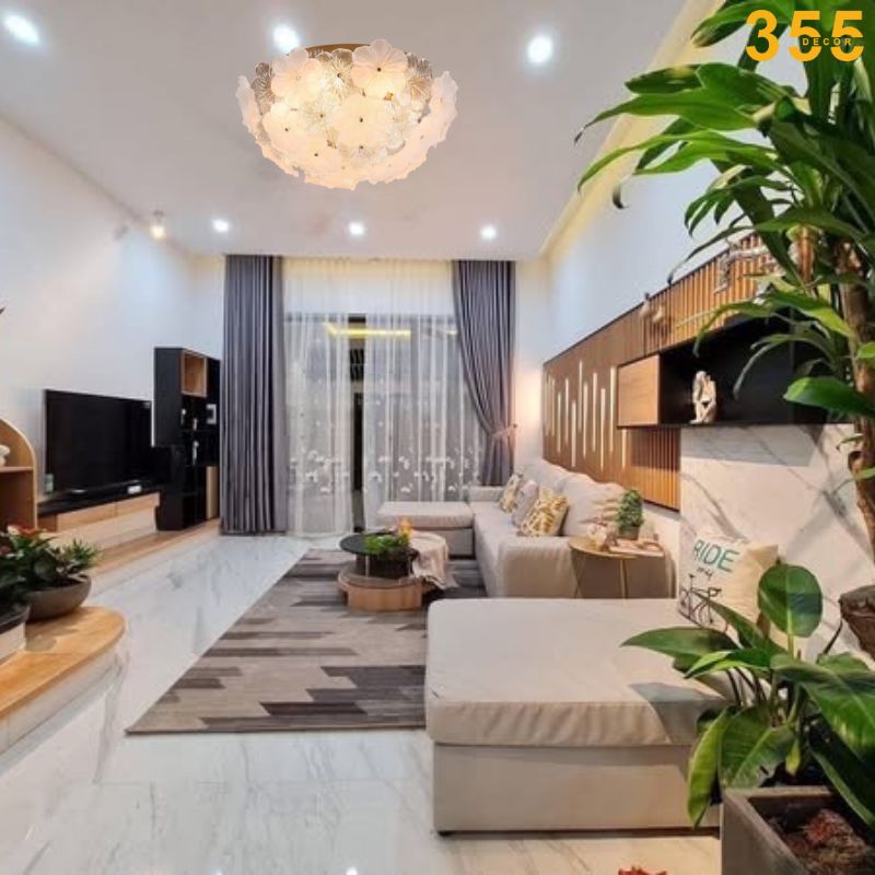 Đèn mân pha lê 355 Decor OTPL051 Ø600