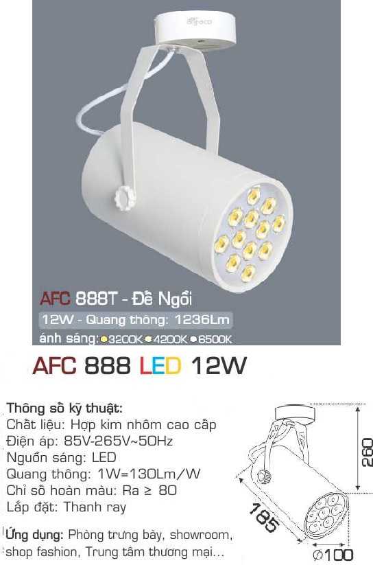 ĐÈN AFC 888 NGỒI TRẮNG 12W